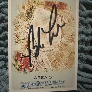 Bob Lazar Signed Trading Card Autographed Allen & Ginter Area 51