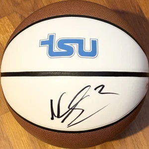Nolan Smith Signed Autographed Tennessee State Tigers Logo Basketball PSA/DNA