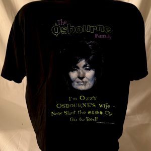 Osbourne Family 2002 MTV Show Allsport T Shirt SZ L Ozzy Rare Sharon Go To Bed