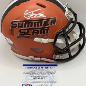 Cody Rhodes Signed Autographed Cleveland Summerslam Mini Helmet PSA/DNA COA