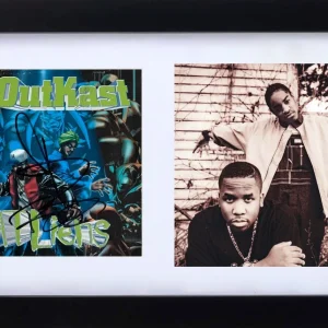 Outkast Signed Autograph ATLiens Framed CD Cover Andre 3000 Big Boi Beckett COA