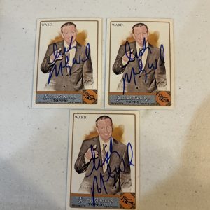 MICKY WARD SIGNED AUTOGRAPH 2011 TOPPS ALLEN & GINTER TRADING CARD BOXER COA