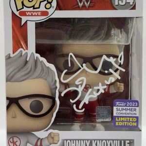 Johnny Knoxville Signed Autographed WWE Funko Pop JSA COA Jackass Star