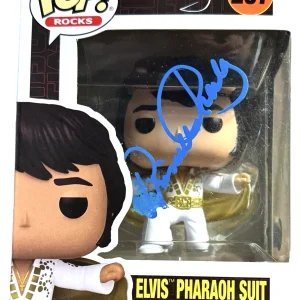 Priscilla Presley Signed Elvis Funko Pop Pharaoh Suit #287 Autograph Beckett COA