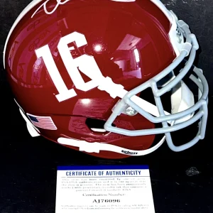 Trey Sanders Signed Autographed Alabama Crimson Tide Mini Helmet PSA/DNA