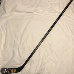 Adam Boqvist Signed Autographed Chicago Blackhawks Stick Stanley Cup Coa