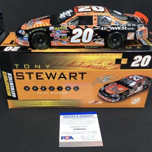 Tony Stewart Signed Home Depot Powerade 1:24 Scale Diecast Car Rare Psa/Dna