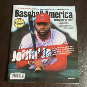 Jo Adell Signed Baseball America Magazine Los Angeles Angels Top Prospect