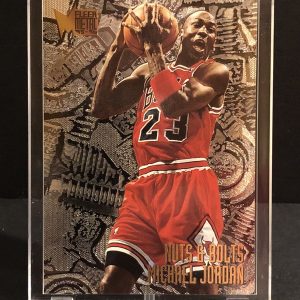 1995-96 MICHAEL JORDAN FLEER METAL NUTS AND BOLTS #212 Chicago Bulls