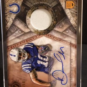 DONTE MONCRIEF 2014 TOPPS VALOR COURAGE PATCH AUTO RC #D 10/50 JERSEY