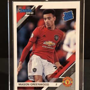 Mason Greenwood 2020 Panini Chronicles Soccer Donruss Rated Rookie