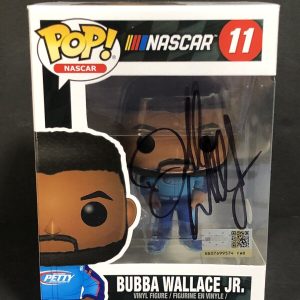 Darrell Wallace Bubba Signed Autographed Funko Pop Nascar Psa/Dna
