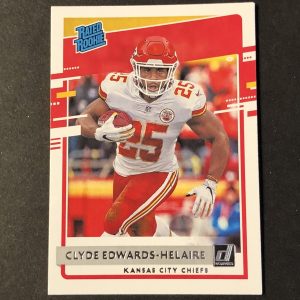 2020 Donruss CLYDE EDWARDS-HELAIRE Rated Rookie RC CHIEFS! 🔥