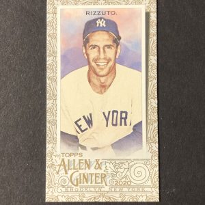2020 Topps Allen And Ginter Mini Gold Parallel Phil Rizzuto Yankees High Number