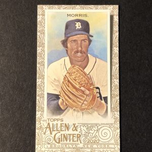 2020 Topps Allen and Ginter Mini Gold Border #343 Jack Morris SP