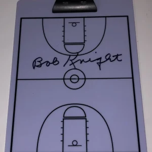 Bobby Bob Knight Signed Autographed Indiana Hoosiers Coaches Clipboard Psa/Dna