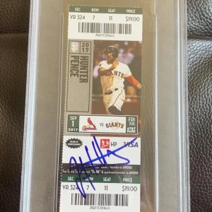 Jack Flaherty Signed MLB Debut Full Ticket Stub Psa/Dna 9/1/17 Cardinals Dodgers