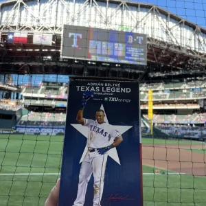 ADRIAN BELTRE 2021 TEXAS RANGERS BOBBLEHEAD SGC 4/10/21 IN HAND Not Opened