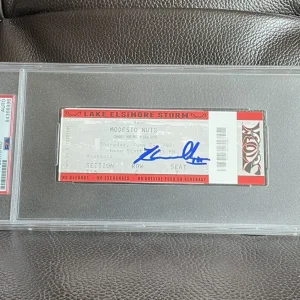 Robert Hassell III Signed Rookie Season Ticket Stub Psa/Dna Slabbed Padres
