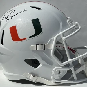 Deriq D’Eriq King Signed Autographed Miami Hurricanes Full Size Helmet PSA/DNA