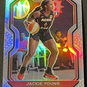2021 Panini Prizm Silver Base Jackie Young Las Vegas Aces #47