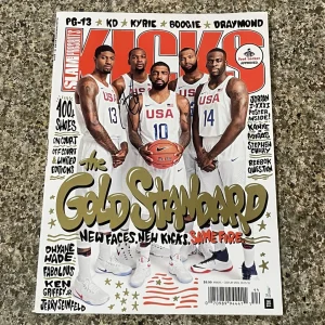 Kevin Durant Signed “The Gold Standard” Slam USA Full Magazine Cover