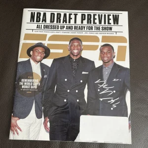 Andrew Wiggins Signed NBA Draft Preview ESPN Full Magazine Cover