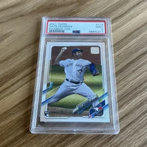Nate Pearson 2021 Topps Rainbow Foil Rookie Card #113 Psa/Dna MINT 9 Blue Jays