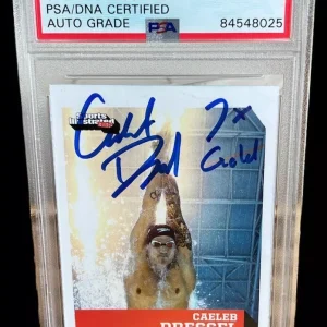 Caeleb Dressel Signed 2019 SI For Kids Rookie Card Psa GEM 10 AUTO “7x Gold” USA