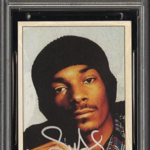 Snoop Dogg Signed 1995 Panini Smash Hits Rookie Card #123 Psa/Dna GEM MT 10 AUTO