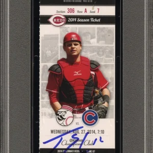 Jorge Soler Signed MLB DEBUT/1st HR Full Ticket Stub Psa GEM MT 10 AUTO 8/27/14