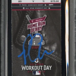 Pete Alonso Signed 2019 ASG Home Run Derby Champion Ticket Stub Psa/Dna NM-MT 8
