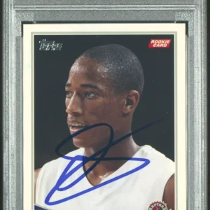 DeMar DeRozan Signed Auto 2009 Topps Rookie Card #320 Psa/Dna GEM MT 10 AUTO