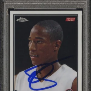 2009 Topps Chrome #100 DeMar DeRozan Rookie Card /999 Psa GEM MINT 10 AUTO RC