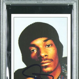 Snoop Dogg Signed 1995 Panini Smash Hits Rookie Card #123 Psa/Dna GEM MT 10 AUTO