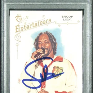 Snoop Dogg Signed 2014 Topps Allen & Ginter Rookie Card #23 Psa GEM MINT 10 AUTO