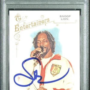 Snoop Dogg Signed 2014 Topps Allen & Ginter Rookie Card #23 Psa GEM MINT 10 AUTO