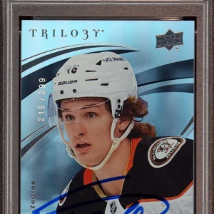 2021 UD Extended Series #93 Trevor Zegras Trilogy Rookie Auto /299 Psa MINT 9/9