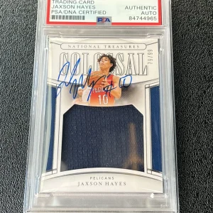 Jaxson Hayes Signed 2019 National Treasures Colossal /99 NT RPA Psa/Dna Slab RC