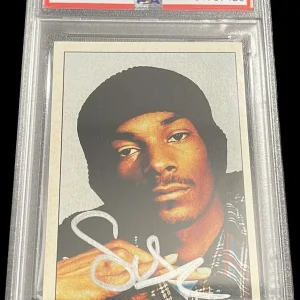 Snoop Dogg Signed 1995 Panini Smash Hits Rookie Card #123 Psa/Dna GEM MT 10 AUTO