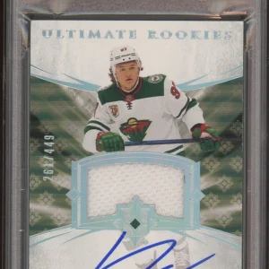 Kirill Kaprizov Signed 2020 Ultimate Collection Jersey RPA /449 Psa GEM 10 AUTO