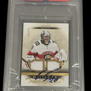 Spencer Knight Signed 2021 Upper Deck Artifacts Hockey Rookie RPA /799 Psa Slab
