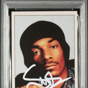 Snoop Dogg Signed 1995 Panini Smash Hits Rookie Card #123 Psa GEM MINT 10 AUTO