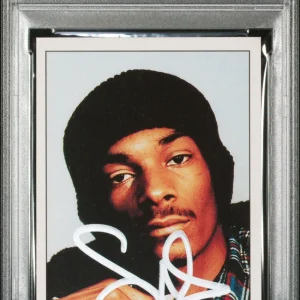 Snoop Dogg Signed 1995 Panini Smash Hits Rookie Card #123 Psa GEM MINT 10 AUTO