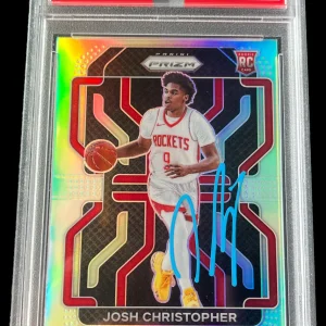 Josh Christopher Signed 2021 Prizm Silver Rookie Card #324 Psa GEM MINT 10 AUTO