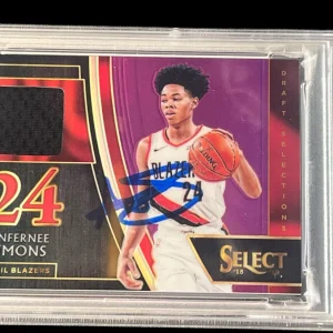 Anfernee Simons Signed 2018 Panini Select Purple RPA /99 Psa GEM MINT 10 AUTO RC
