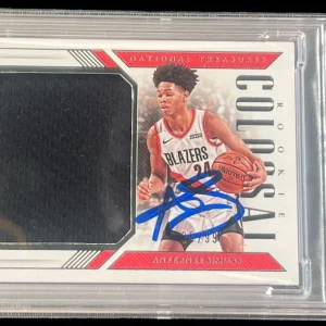 Anfernee Simons Signed 2018 National Treasures Colossal RPA /99 Psa GEM 10 AUTO