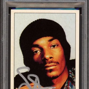 Snoop Dogg Signed 1995 Panini Smash Hits Rookie Card #123 Psa/Dna GEM MT 10 AUTO