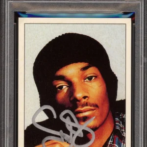 Snoop Dogg Signed 1995 Panini Smash Hits Rookie Card #123 Psa/Dna GEM MT 10 AUTO