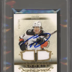 2021 UD Artifacts Trevor Zegras Rookie Relic RPA /799 Psa GEM MINT 10 AUTO RC
